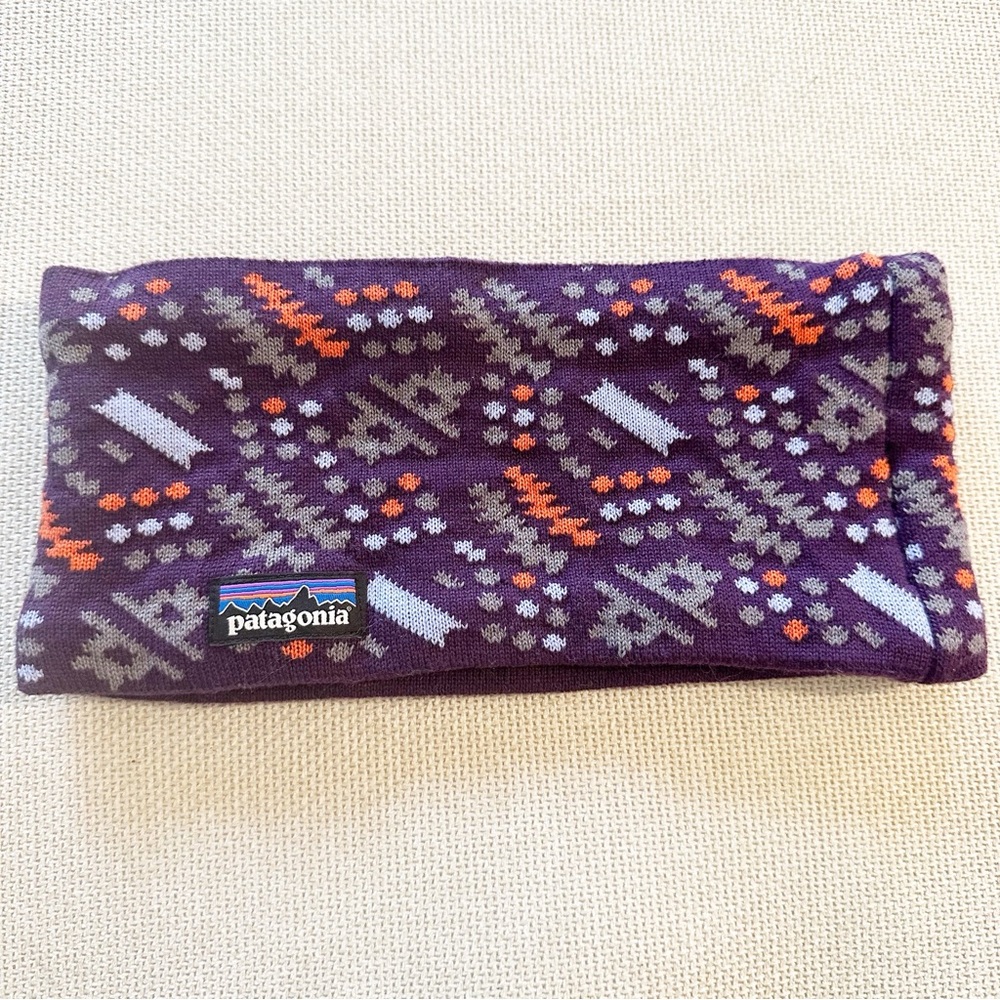 Patagonia Purple Lined Knit Headband